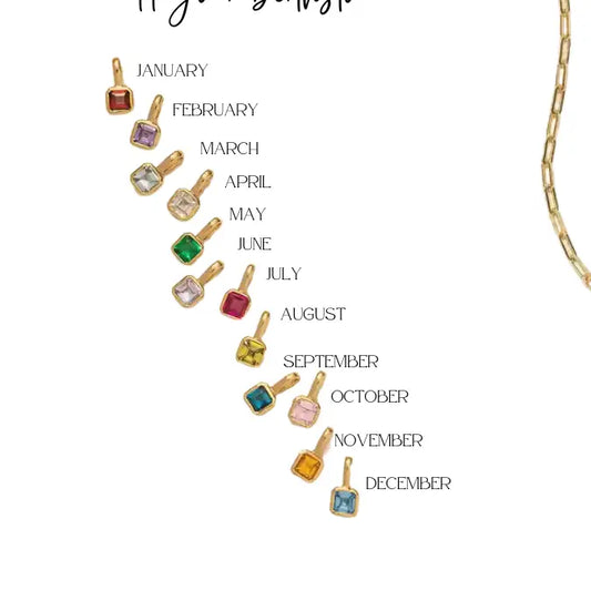 Birthstone Charm