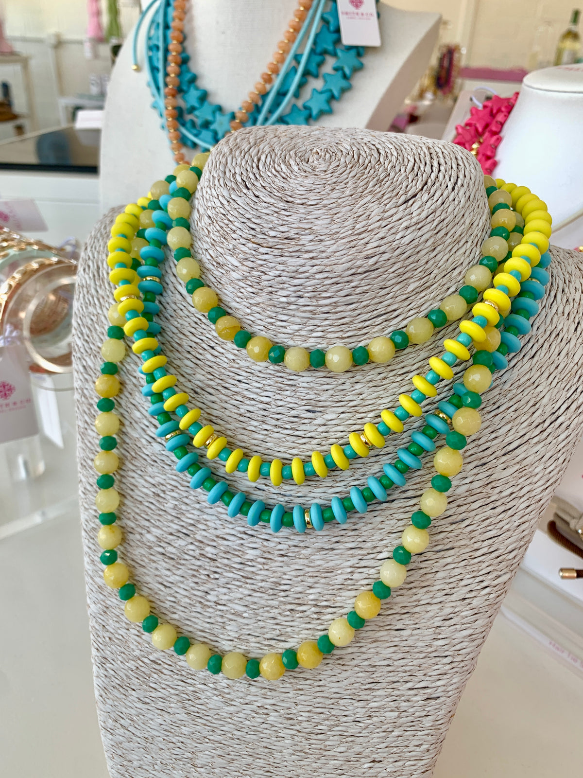 Yellow Calypso Necklace