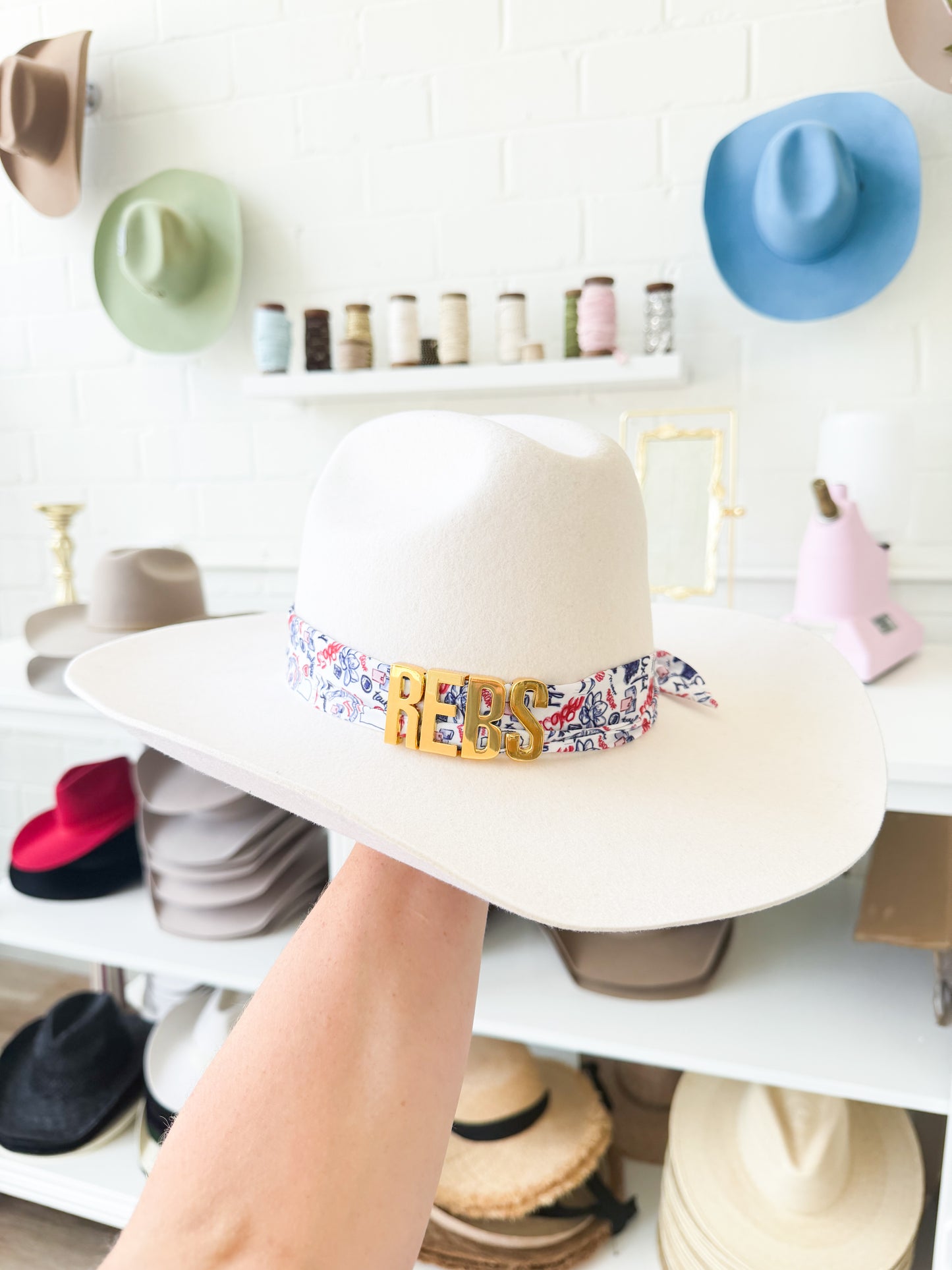 REBS wool cowboy hat