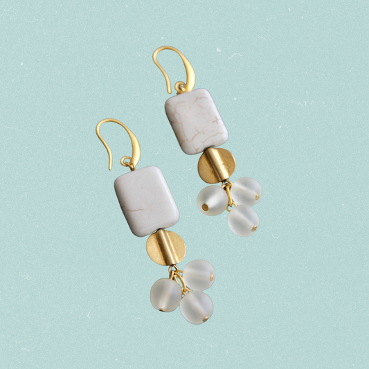 Isle cluster earrings