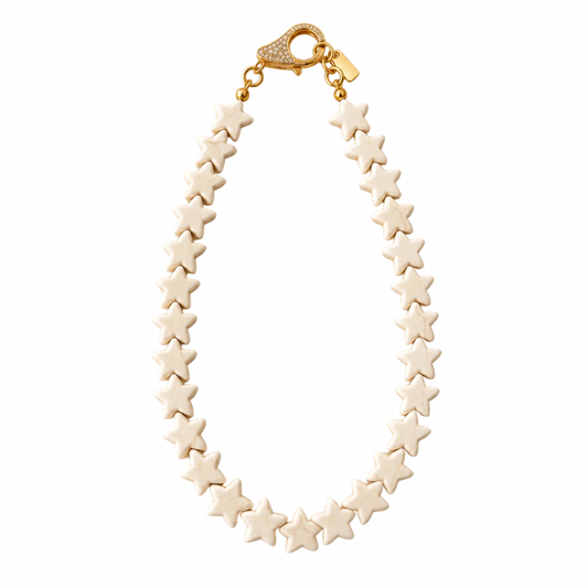 Star Necklace - Large - Coconut