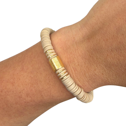 Taupe Neutral Heishi