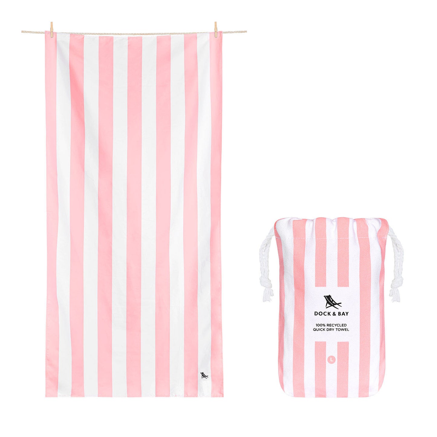 Dock & Bay Malibu Pink Beach Towel