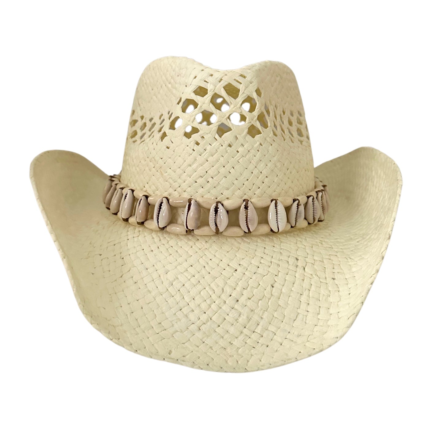 Straw Shell Beach Hat Natural