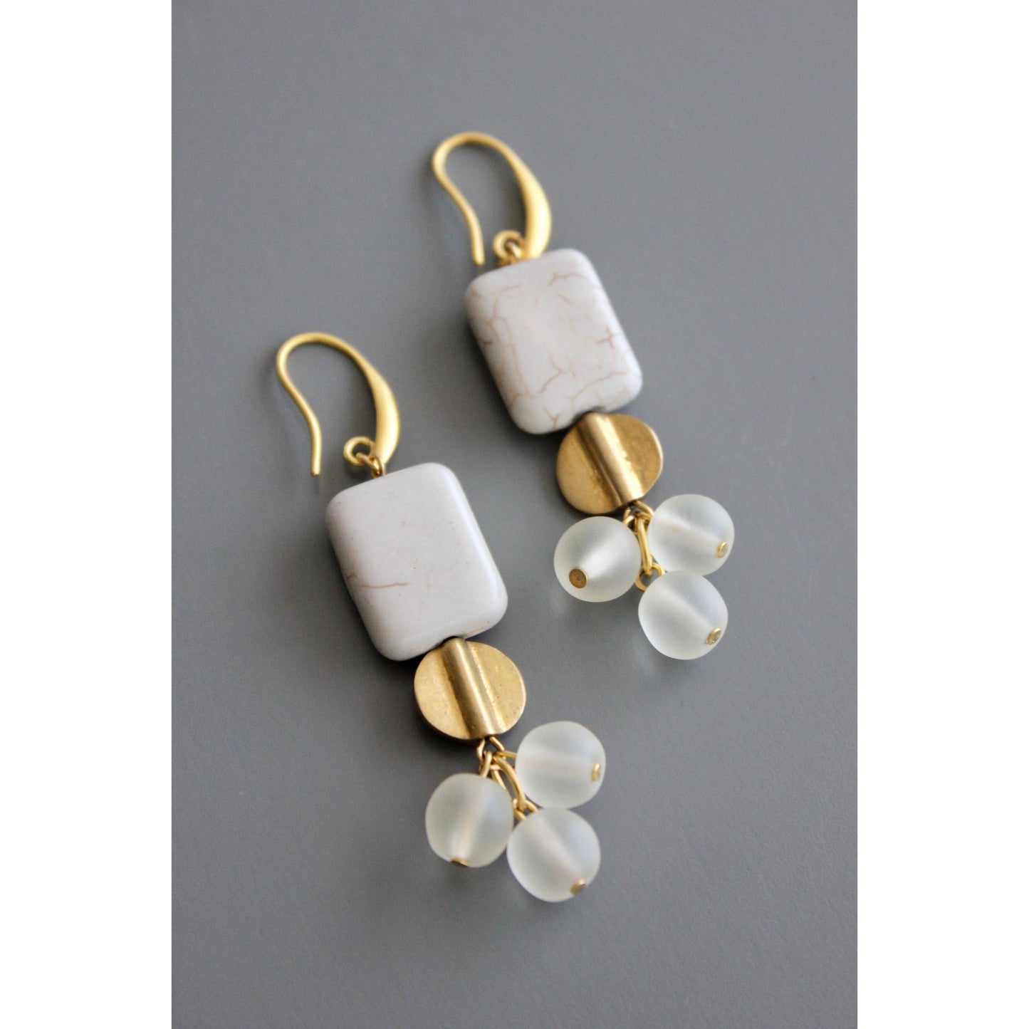 Isle cluster earrings