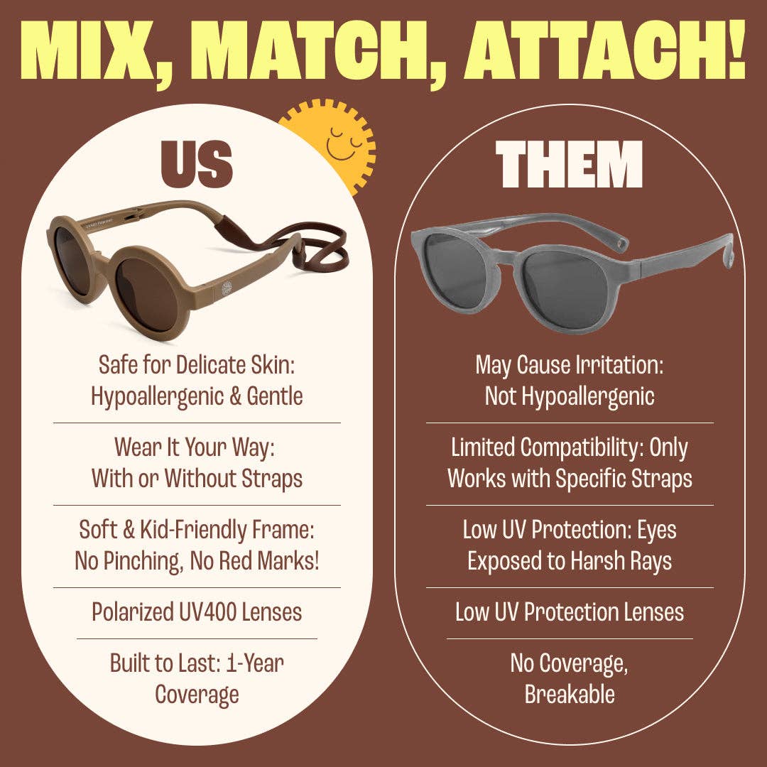 Polarized Foldable 3-8 Years - Brown