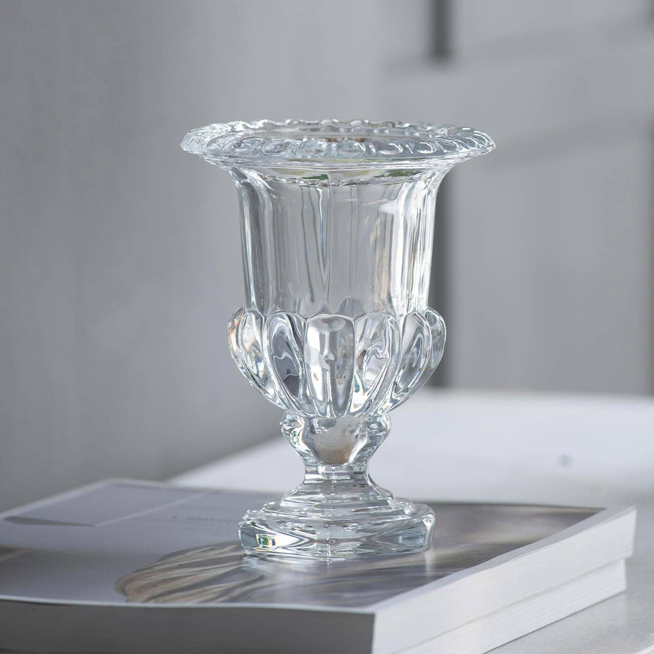 Crystal Elegance Glass Vase