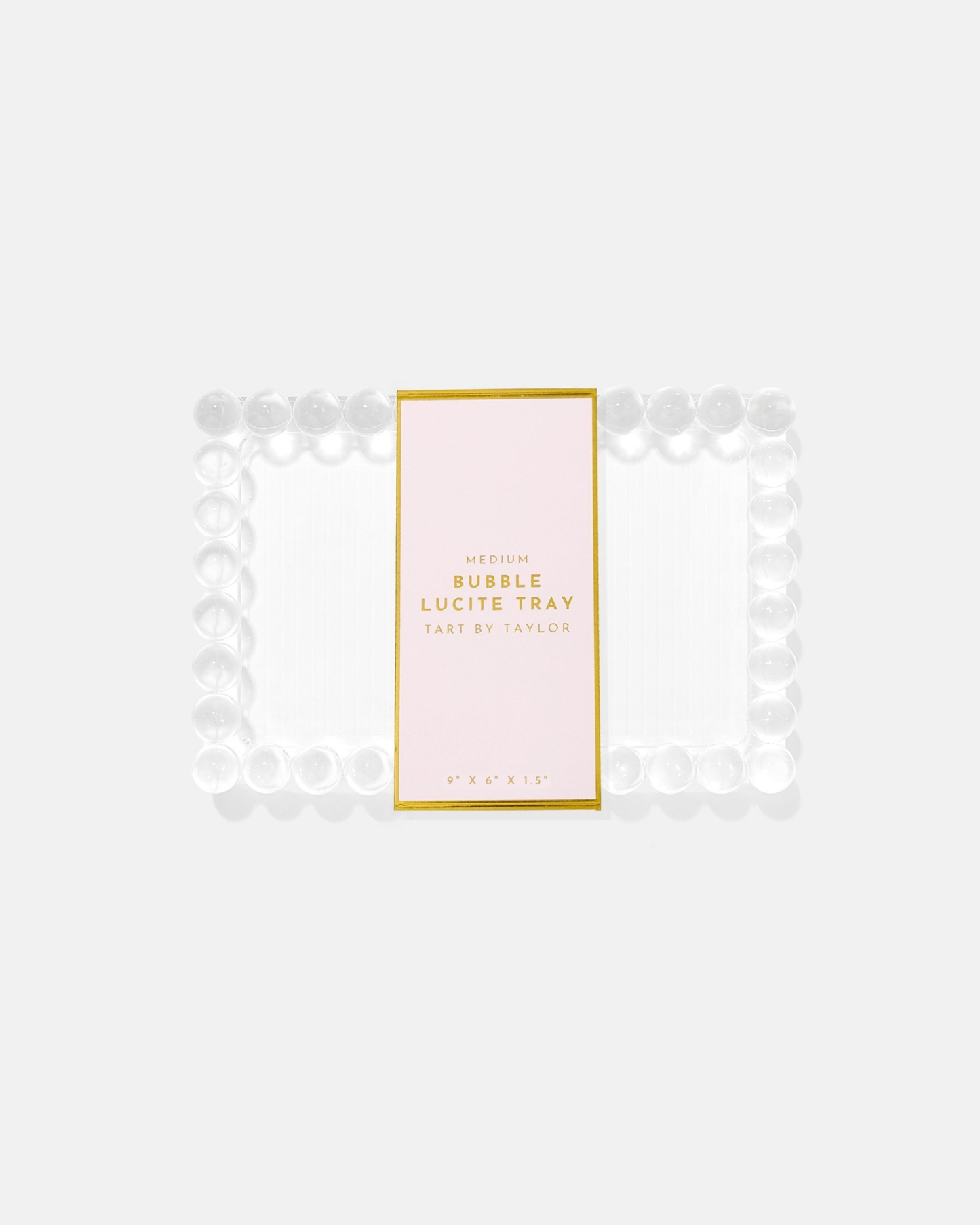 Medium Bubble Lucite Tray