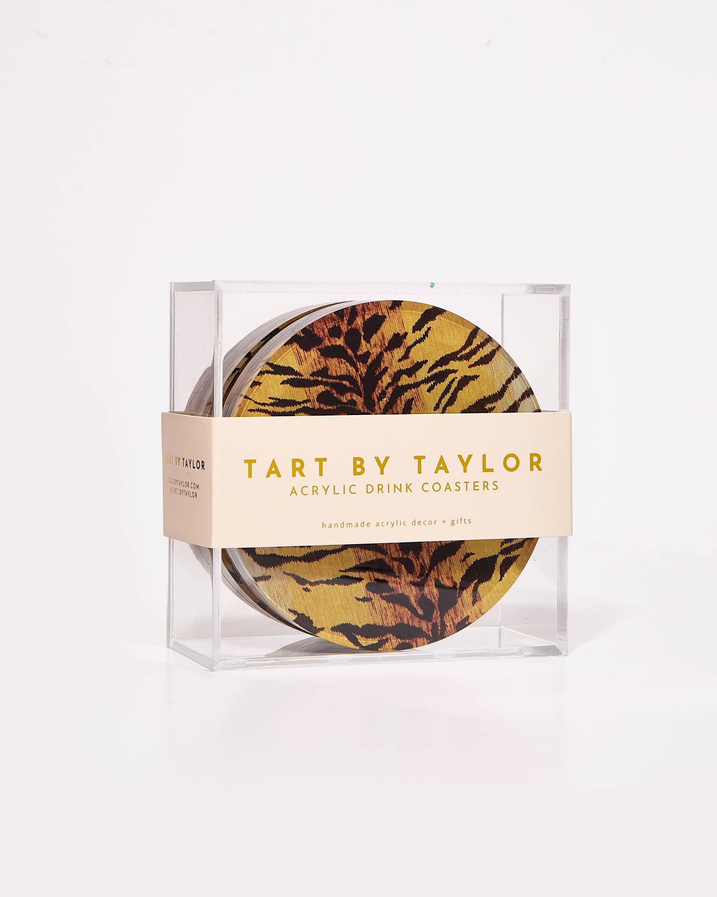 Tiger Print Coaster