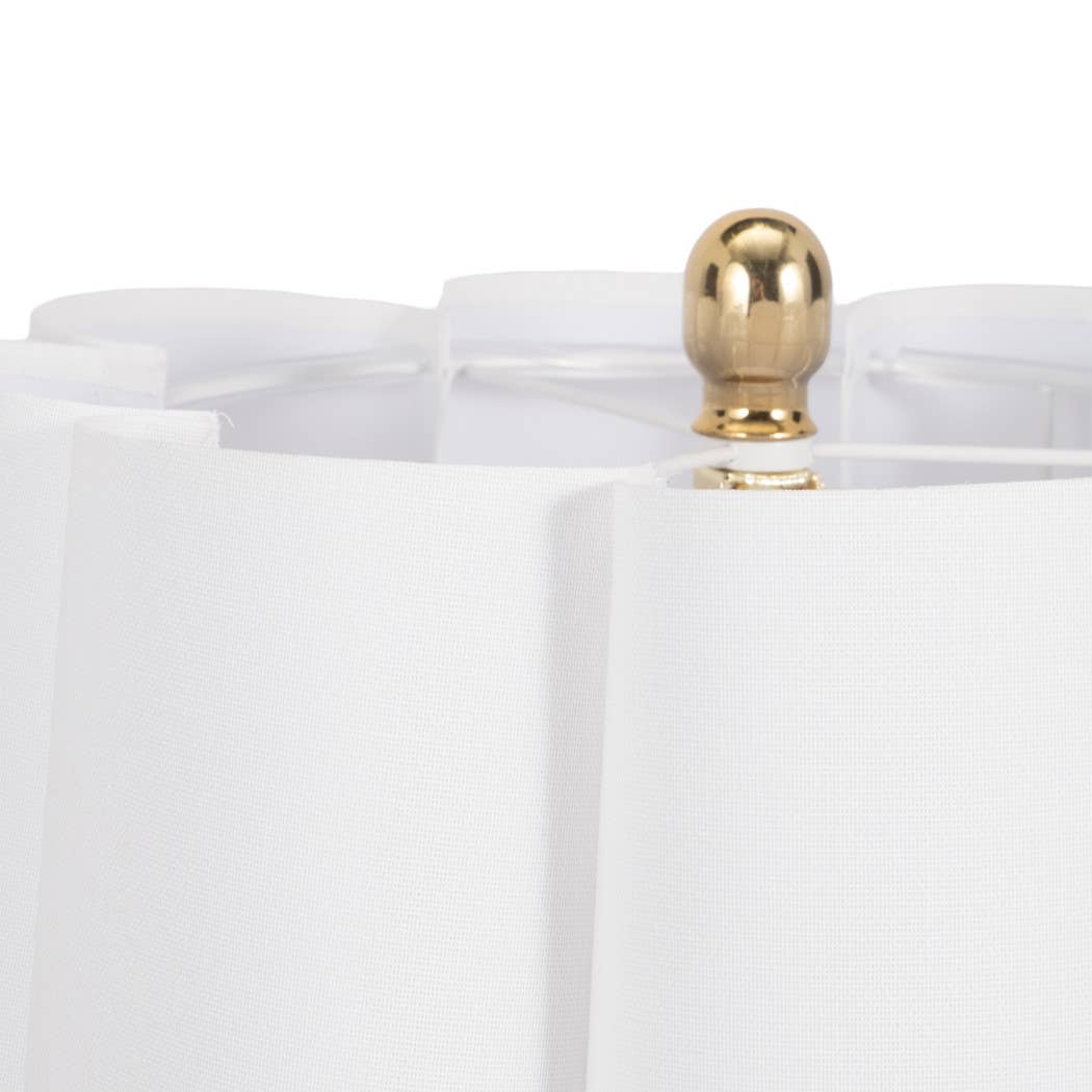 Ceramic Floral Table Lamp