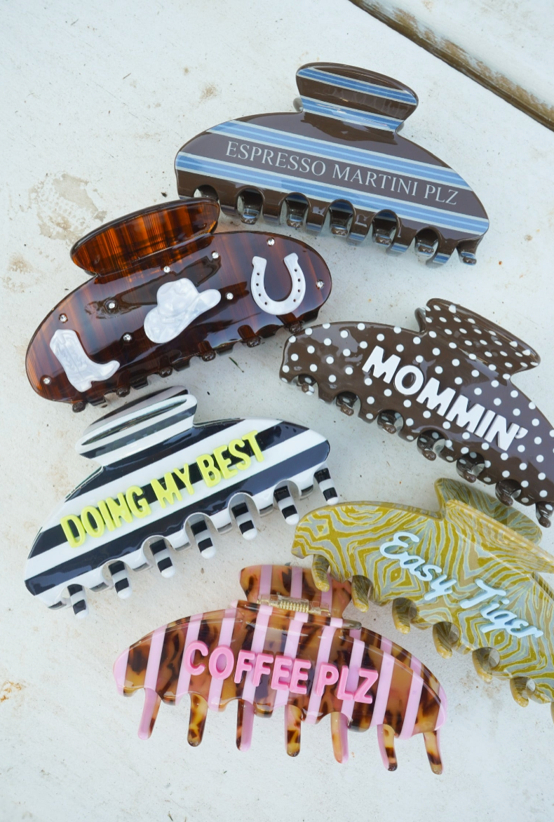Hair Clips: Easy Tiger