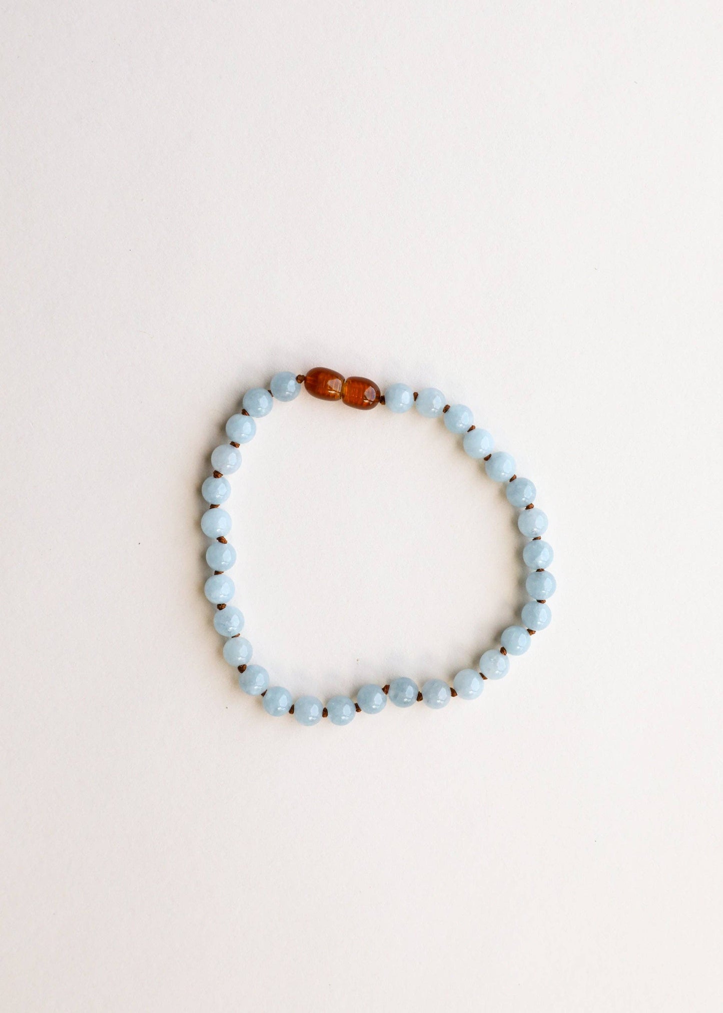 Pure Gemstone + Aquamarine|| Anklet or Bracelet: 5" Baby Bracelet