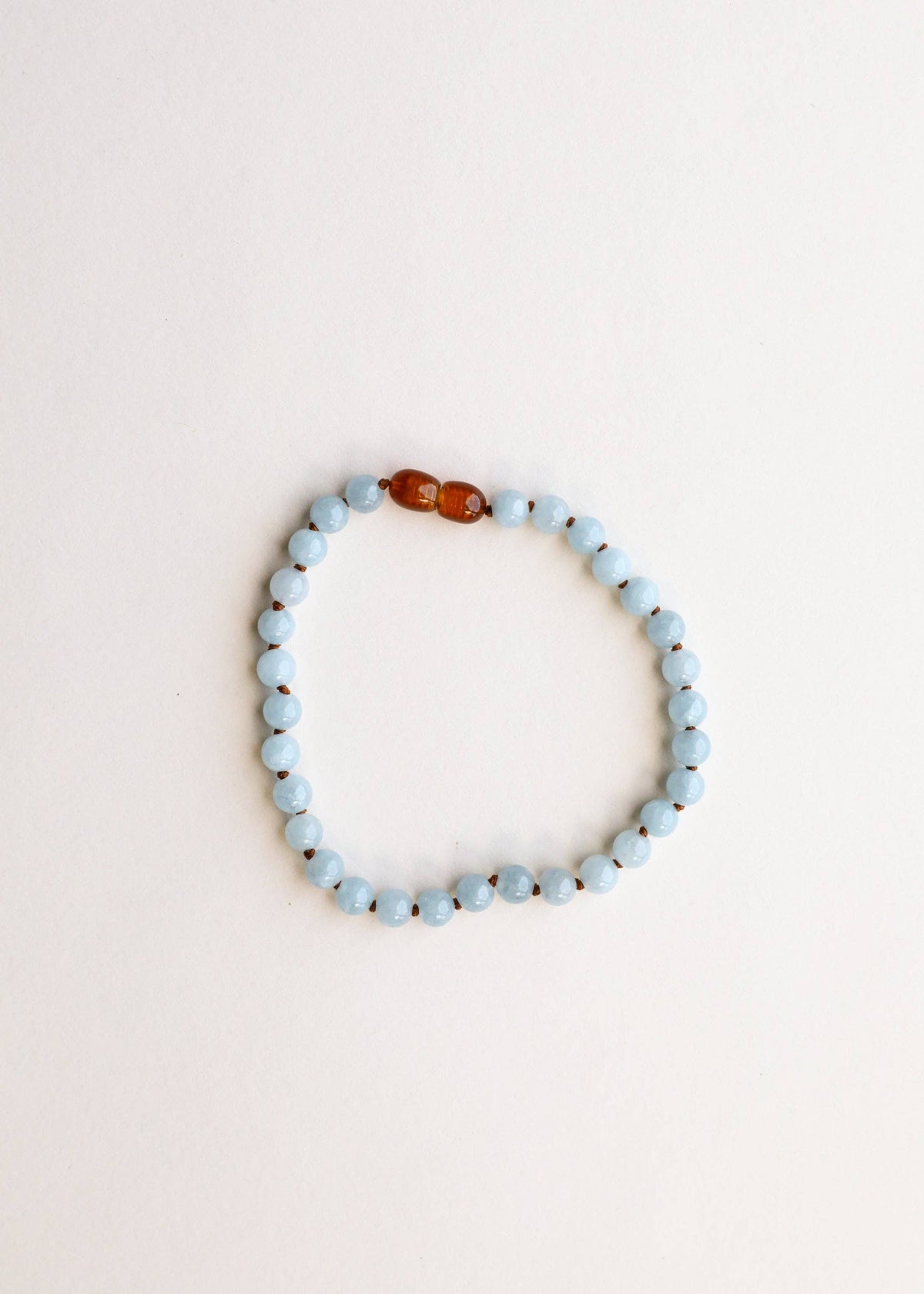 Pure Gemstone + Aquamarine || Necklace: 11" Baby Necklace