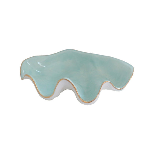 Clam Shell Bowl Aqua / Small