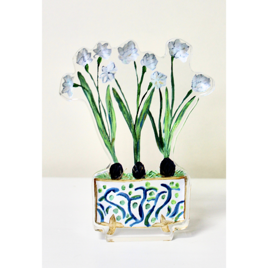Paperwhites Acrylic Art Block