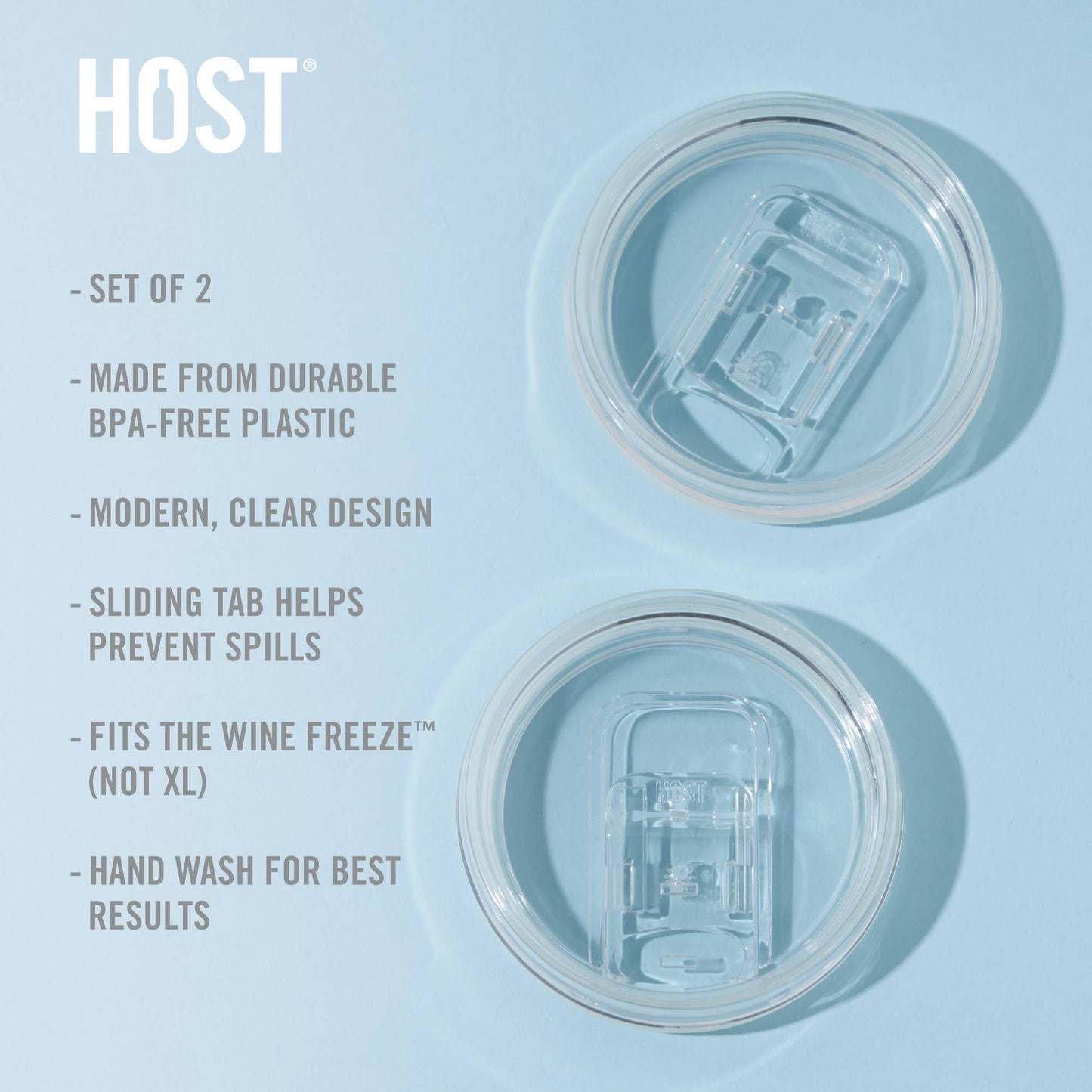 Wine Travel Lids Set of 2