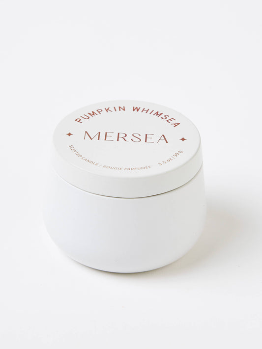 Pumpkin Whimsea Mersea Tin Candle