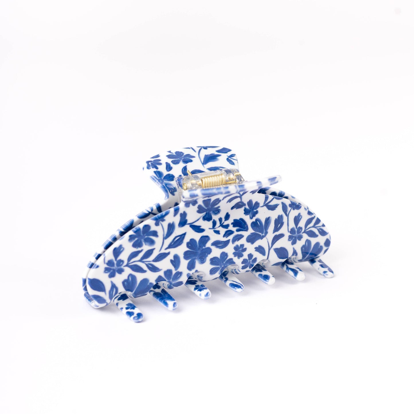 Blue Trellis Claw Clip