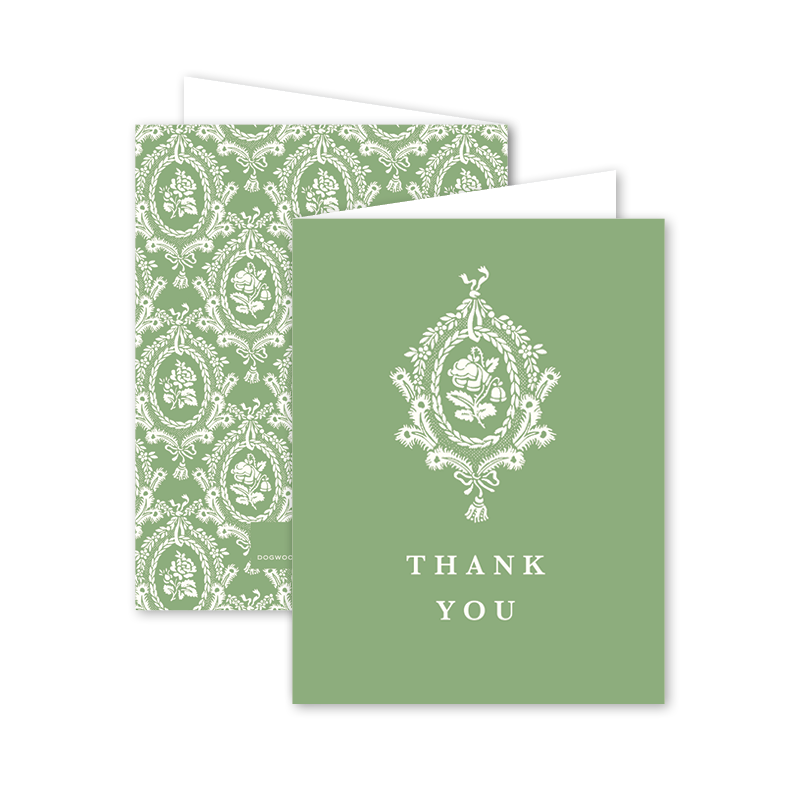 Sage Thank You Card Set