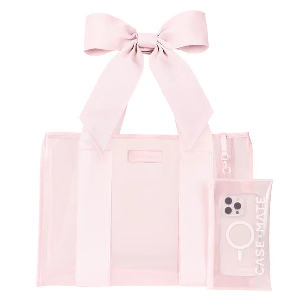 Ballet Pink Bow Jelly Tote