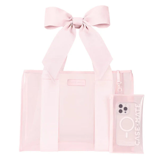 Ballet Pink Bow Jelly Tote