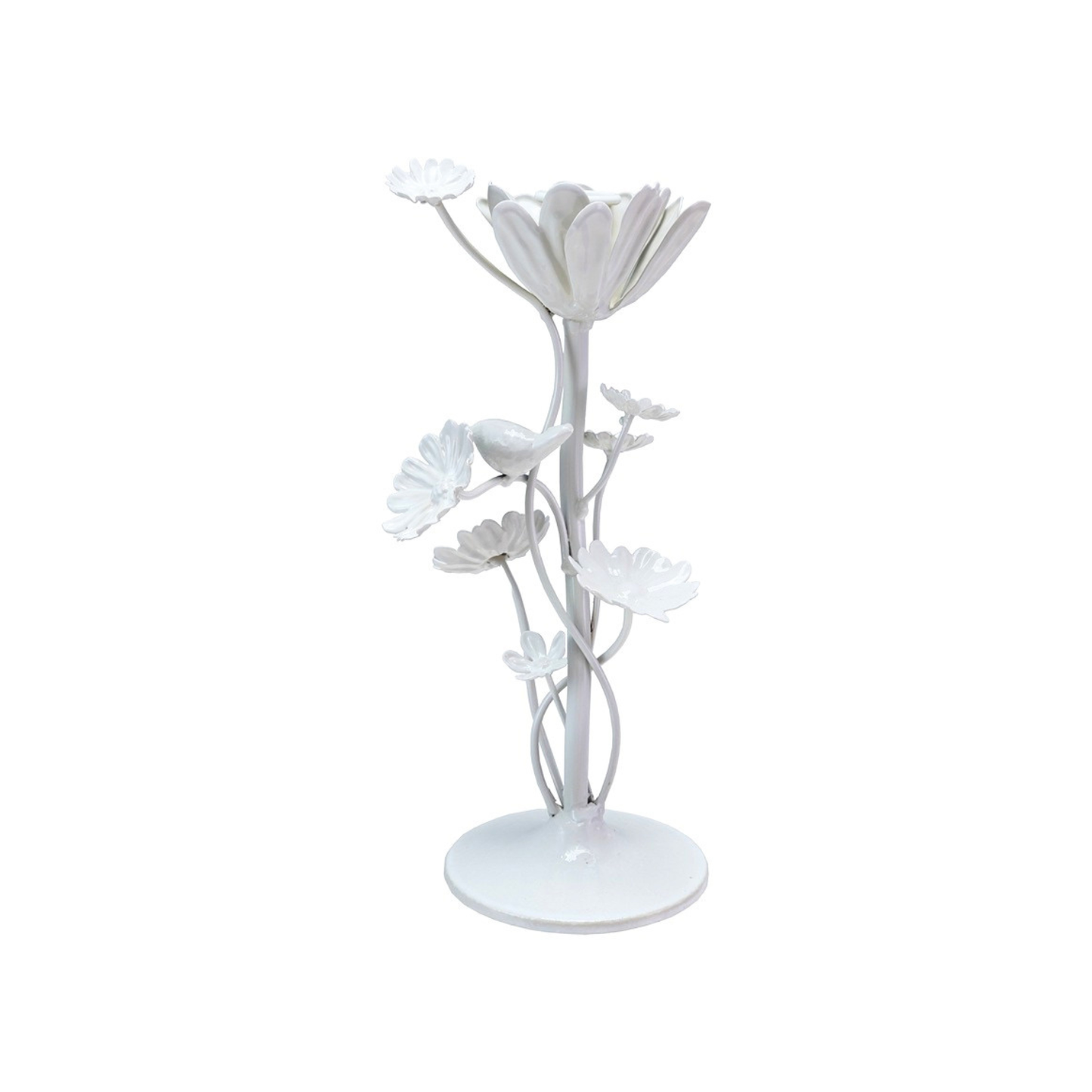 Metal Flower Candle Stick