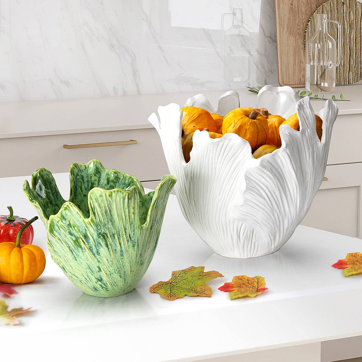 Green Iceberg Elegance Vase - Small