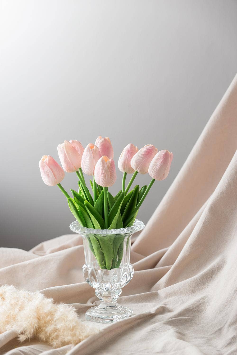 Crystal Elegance Glass Vase