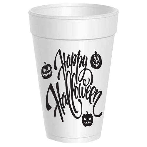 Happy Halloween Foam Cups