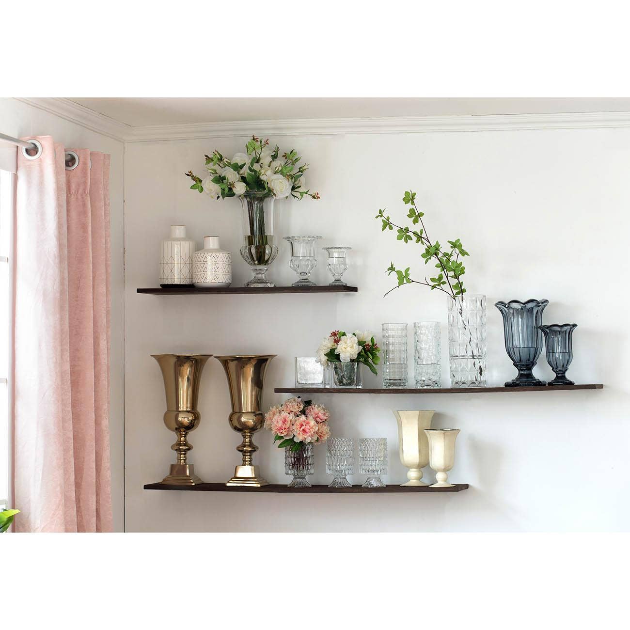 Crystal Elegance Glass Vase