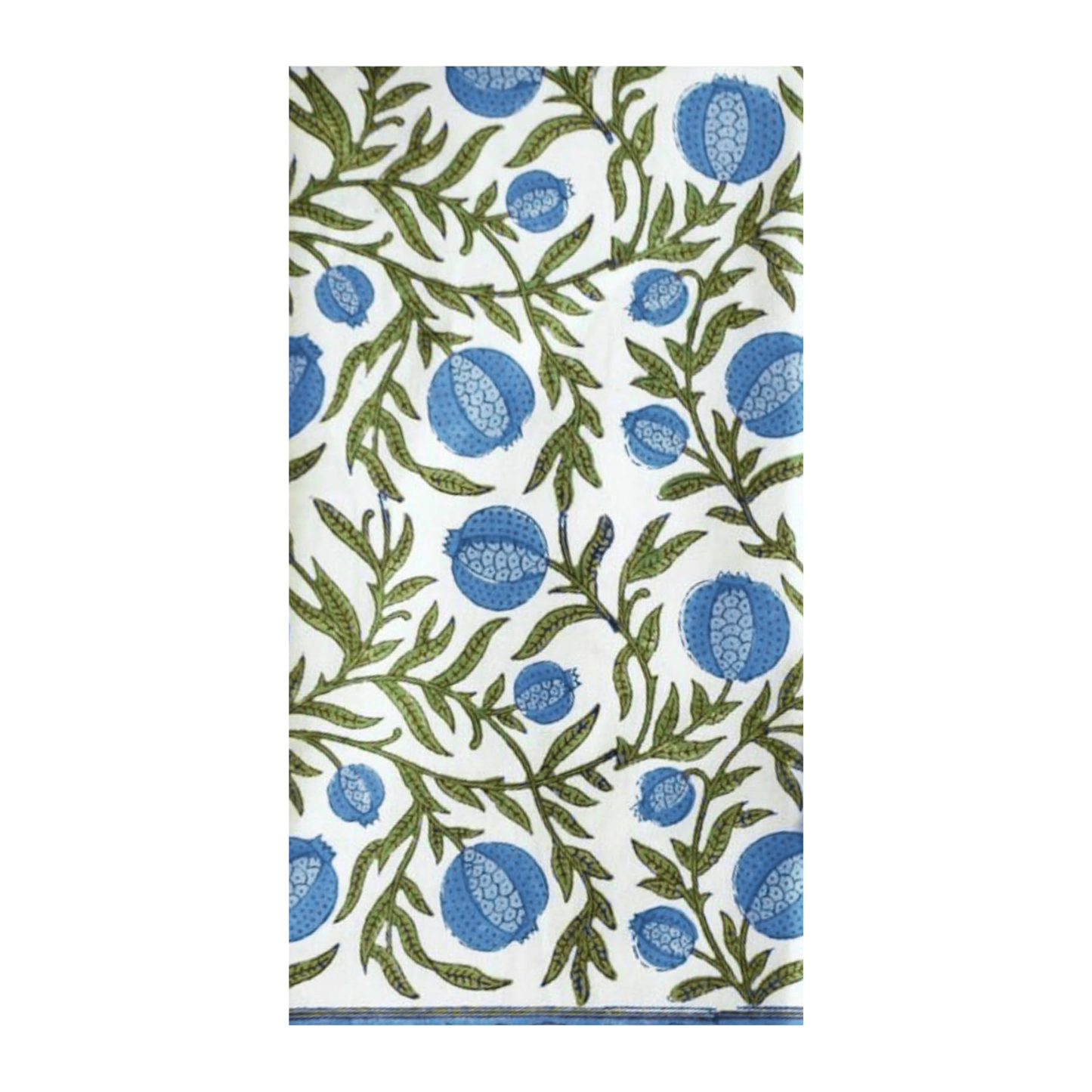Blue Pomegranate Paper Guest Napkins