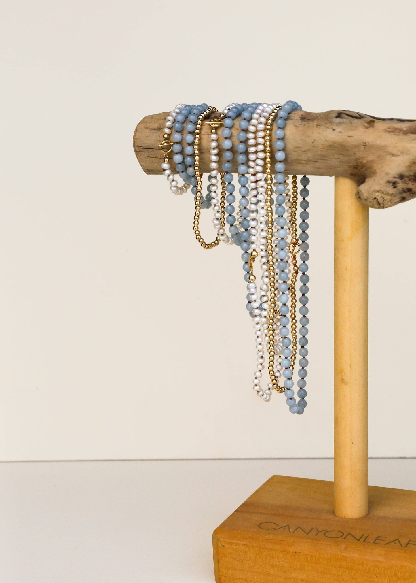 Pure Gemstone + Aquamarine || Necklace: 11" Baby Necklace
