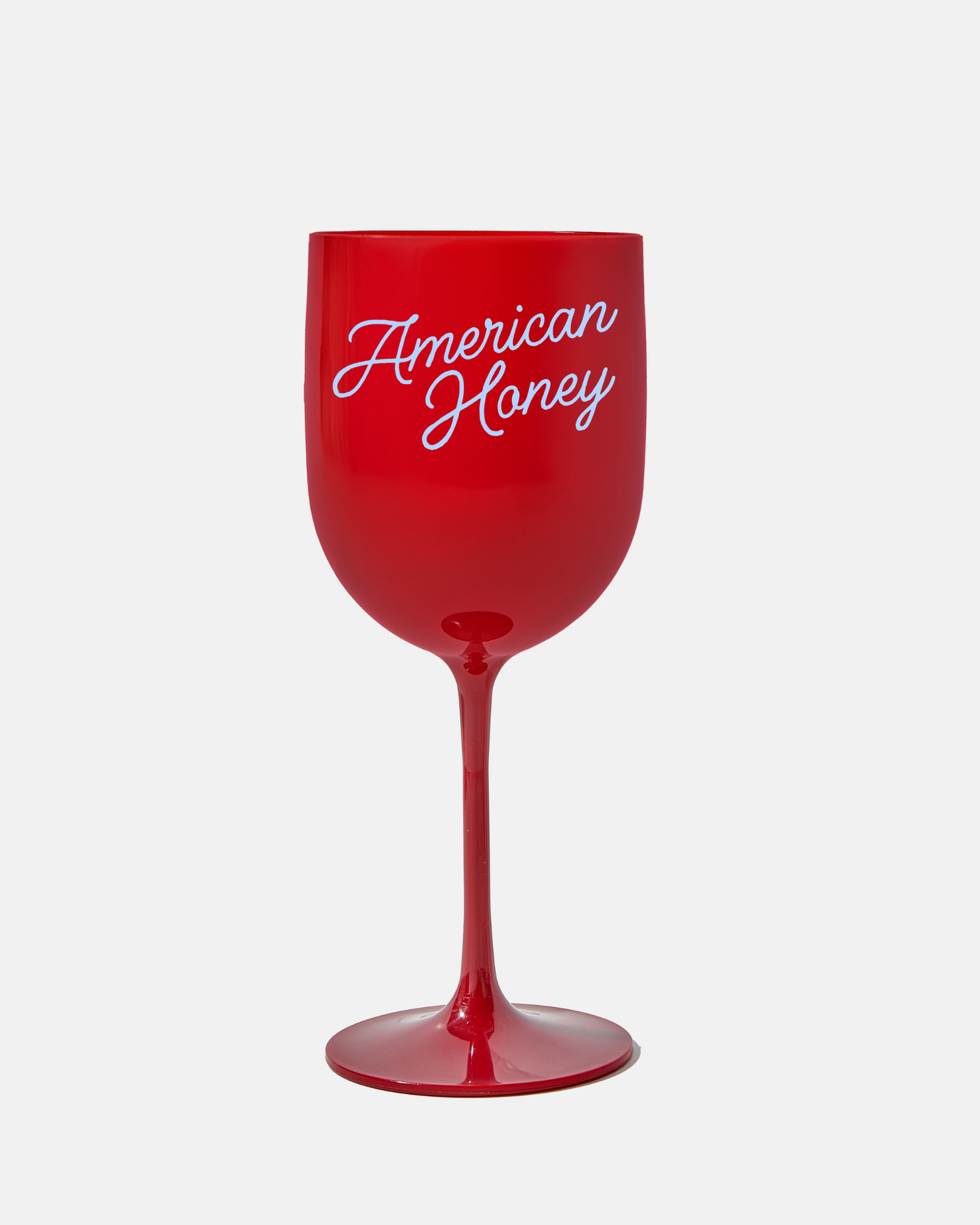 American Honey Wine Glass: Red