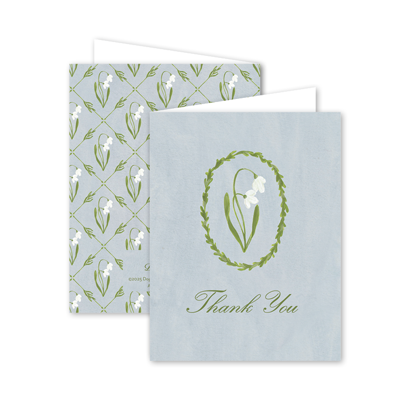 Meadow Blue Thank You Card Set
