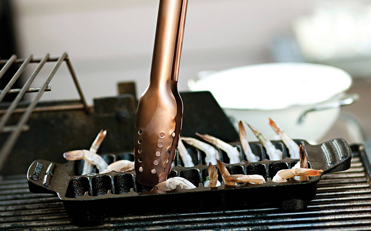 Cast Iron Shrimp Pan