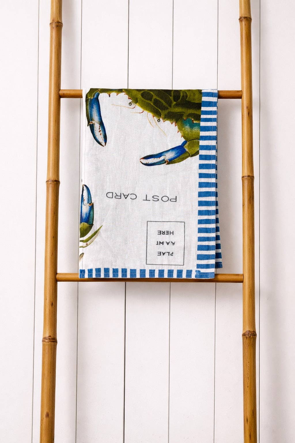 Blue Crab Postcard - Tea Towel