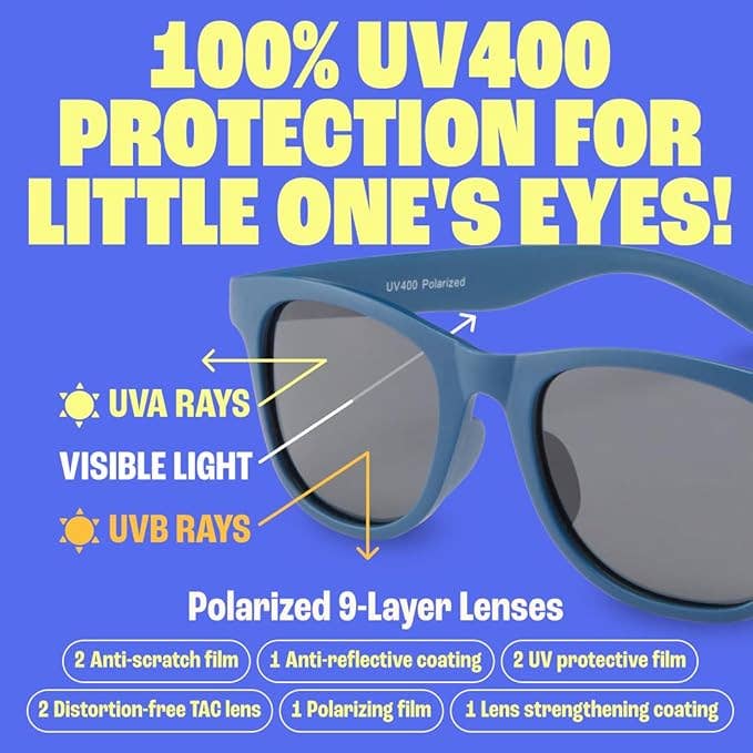Flexible Polarized 3-8 Yrs. Navy
