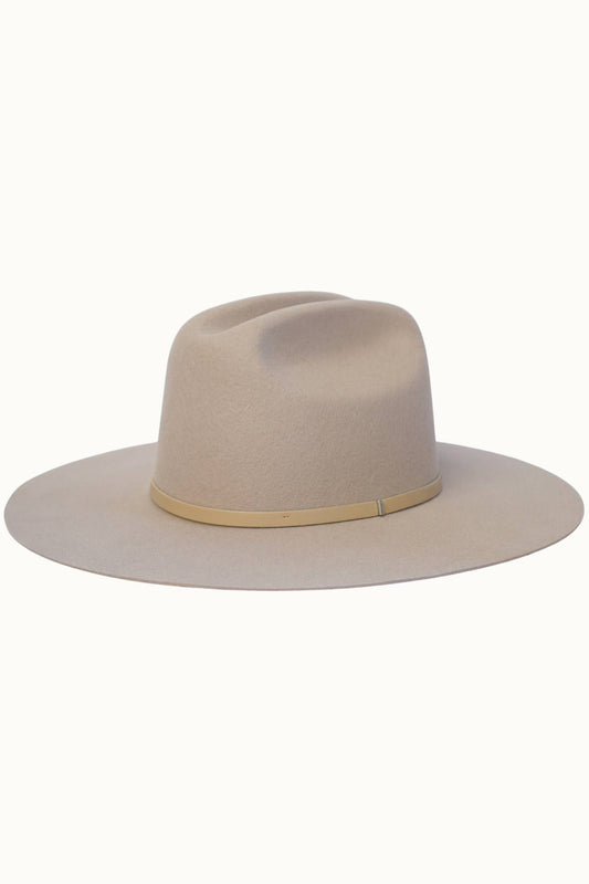 JORDYN -Wool Hat, Adjustable: Beige