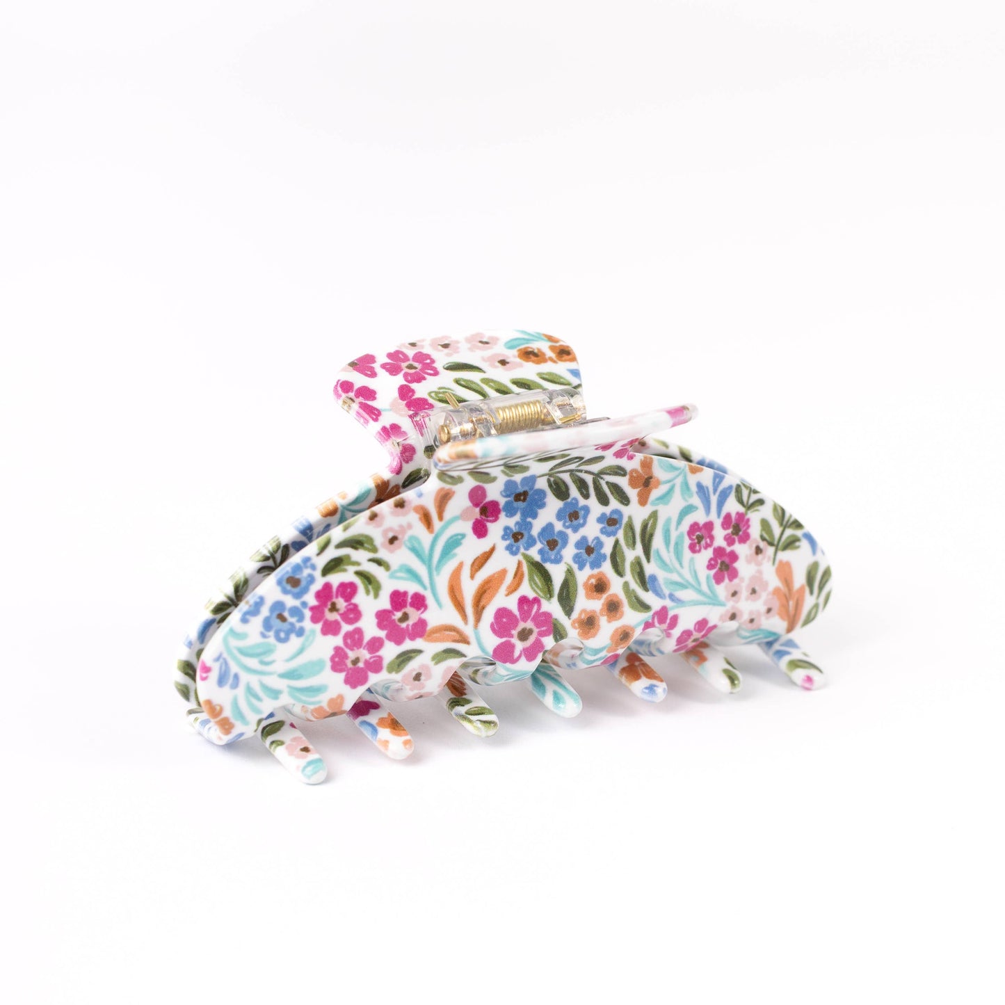 Blue Trellis Claw Clip