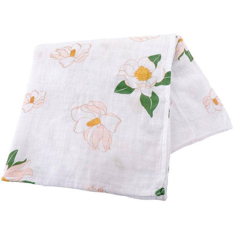 Southern Magnolia Baby Muslin Swaddle