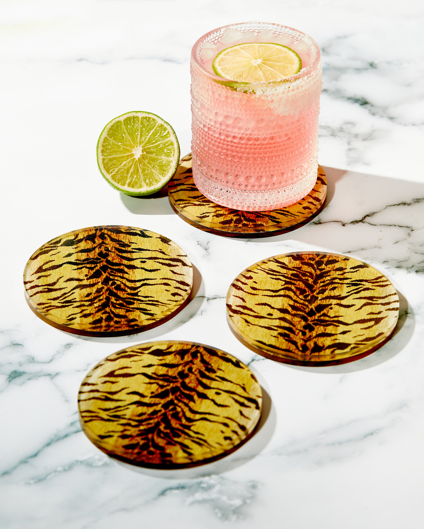Tiger Print Coaster