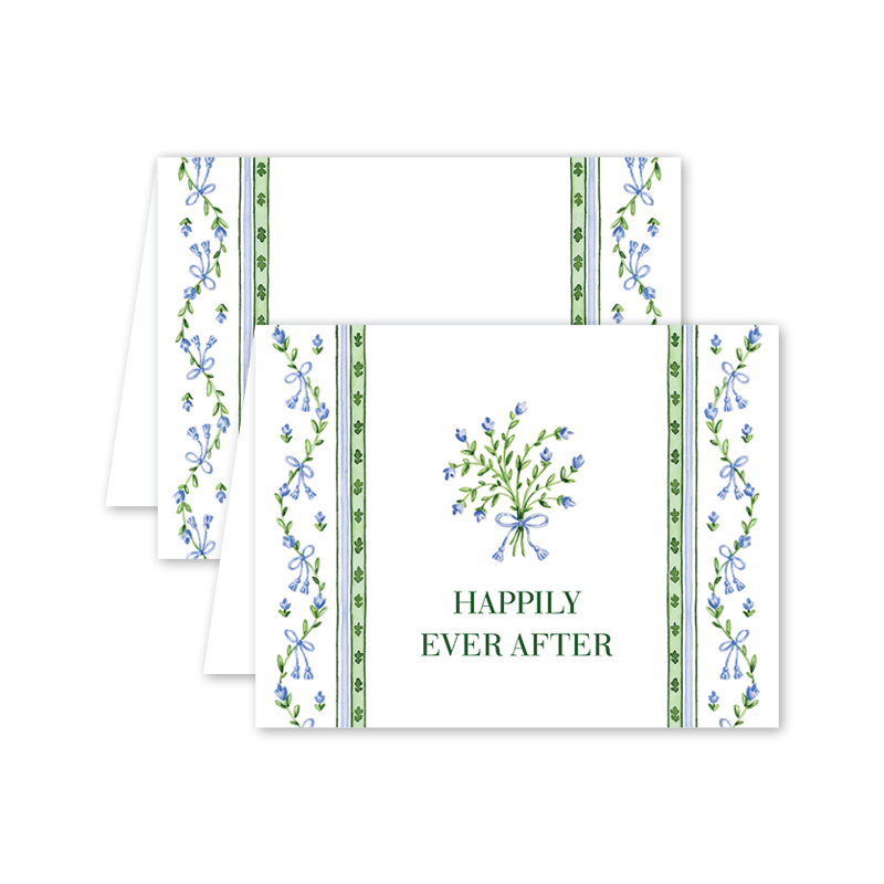 Broderie Bleue Wedding Card