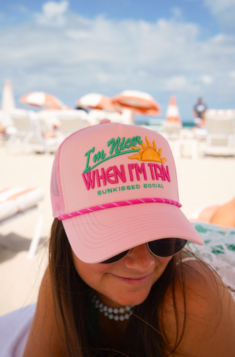 I’m Nicer when I’m Tan Trucker Hat