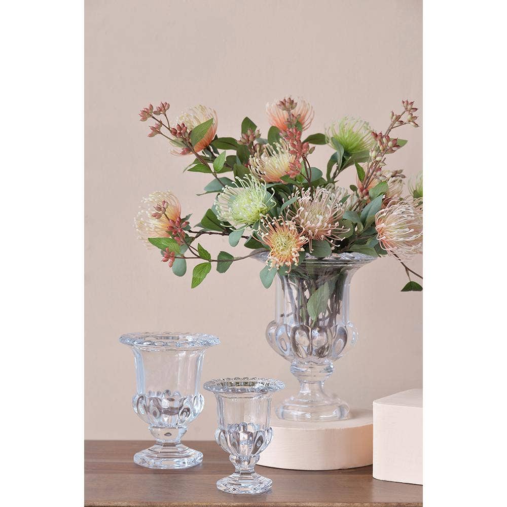Crystal Elegance Glass Vase