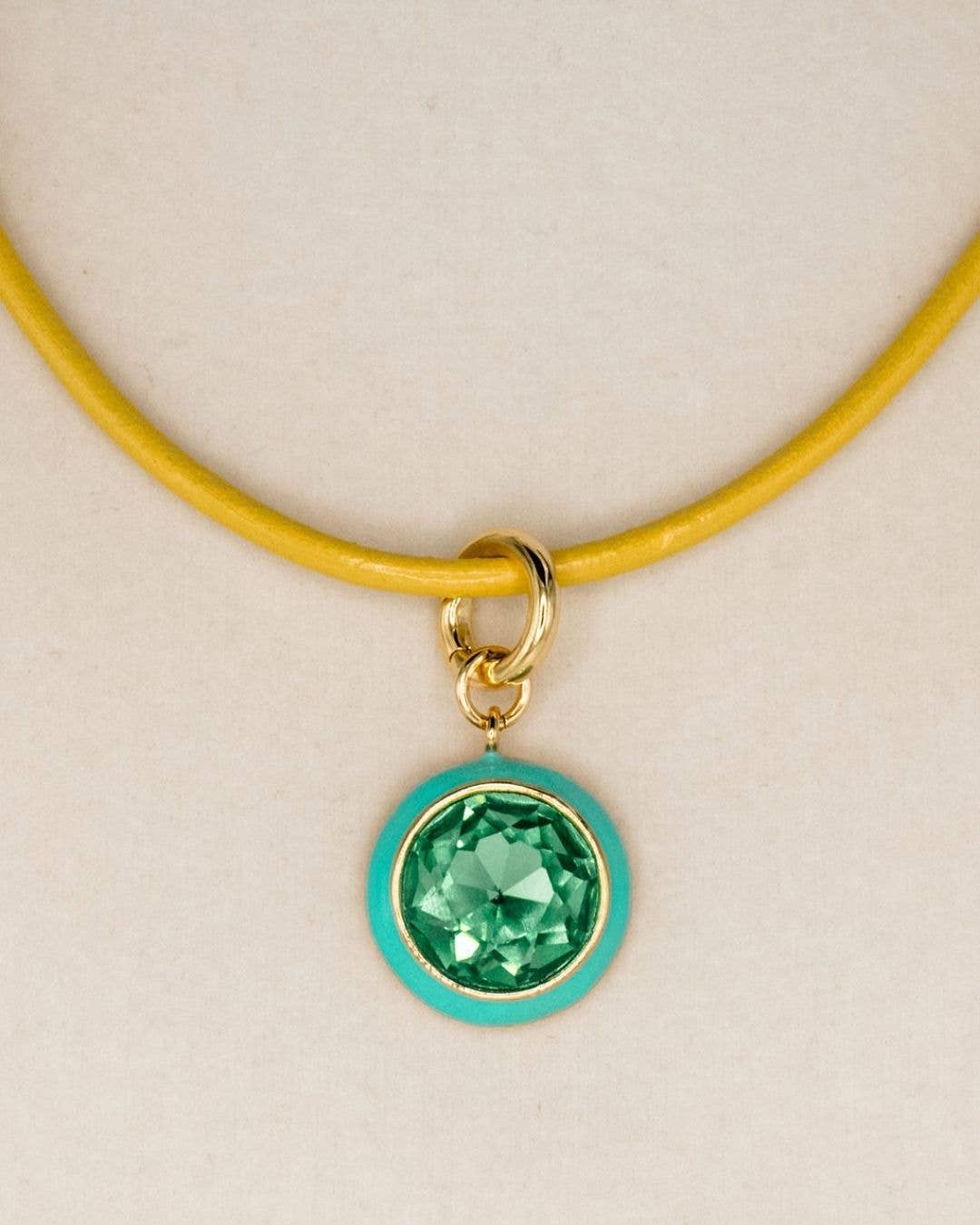Luna Turquoise Pendant Powder Blue Necklace