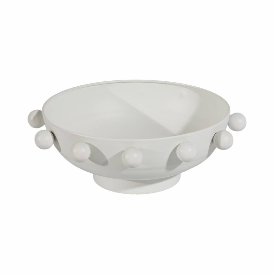 White Beaded Bowl