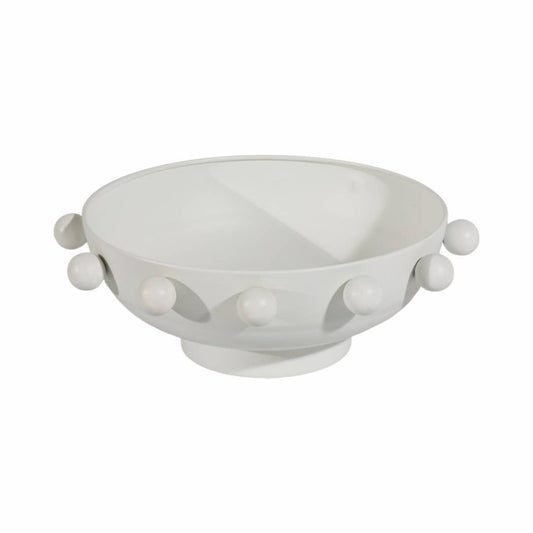 White Beaded Bowl