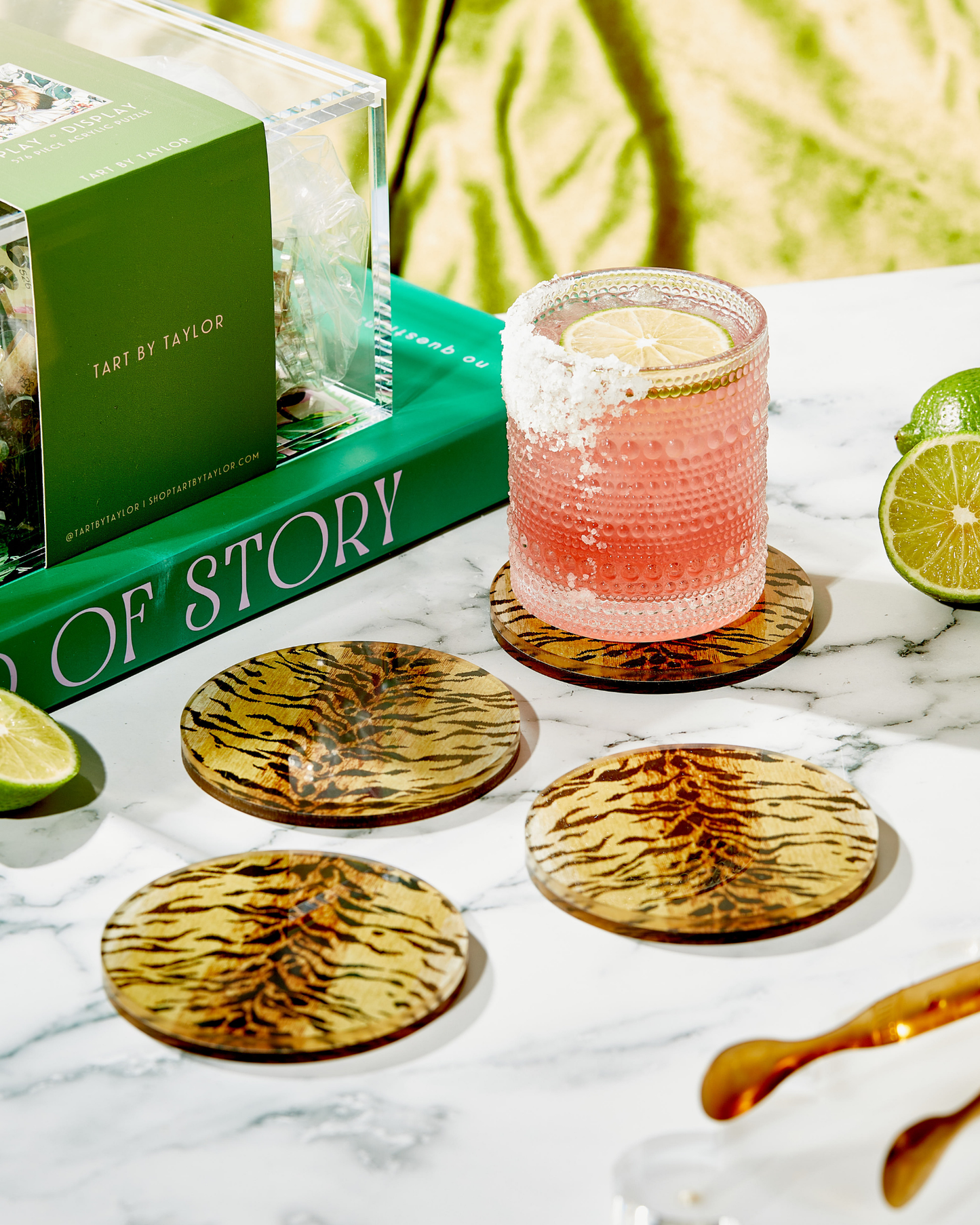 Tiger Print Coaster