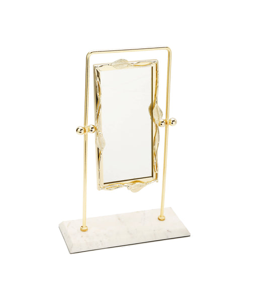Gold Leaf Table Mirror