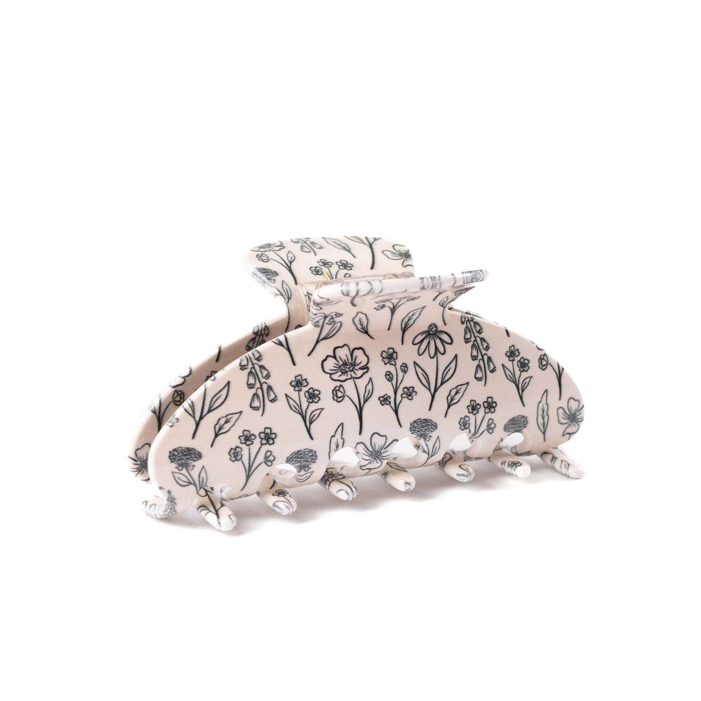Blue Trellis Claw Clip